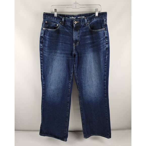 Urban Pipeline Jeans Mens 36x30 Relaxed Bootcut Dark Wash Denim - Picture 1 of 10